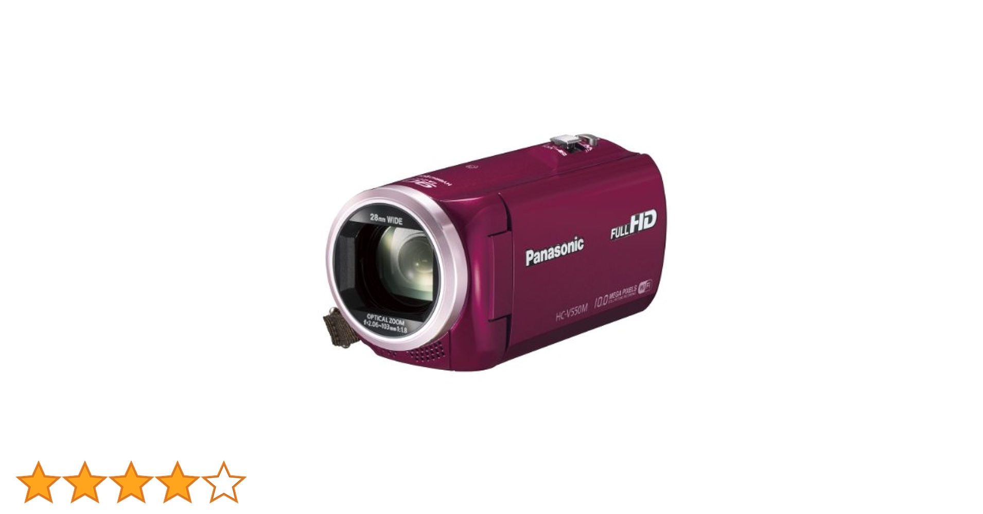 ビデオカメラ　Panasonic HC-V550M ジャンク品 Panasonic - 【ジャンク】PANASONIC ビデオカメラ（レッド）HC